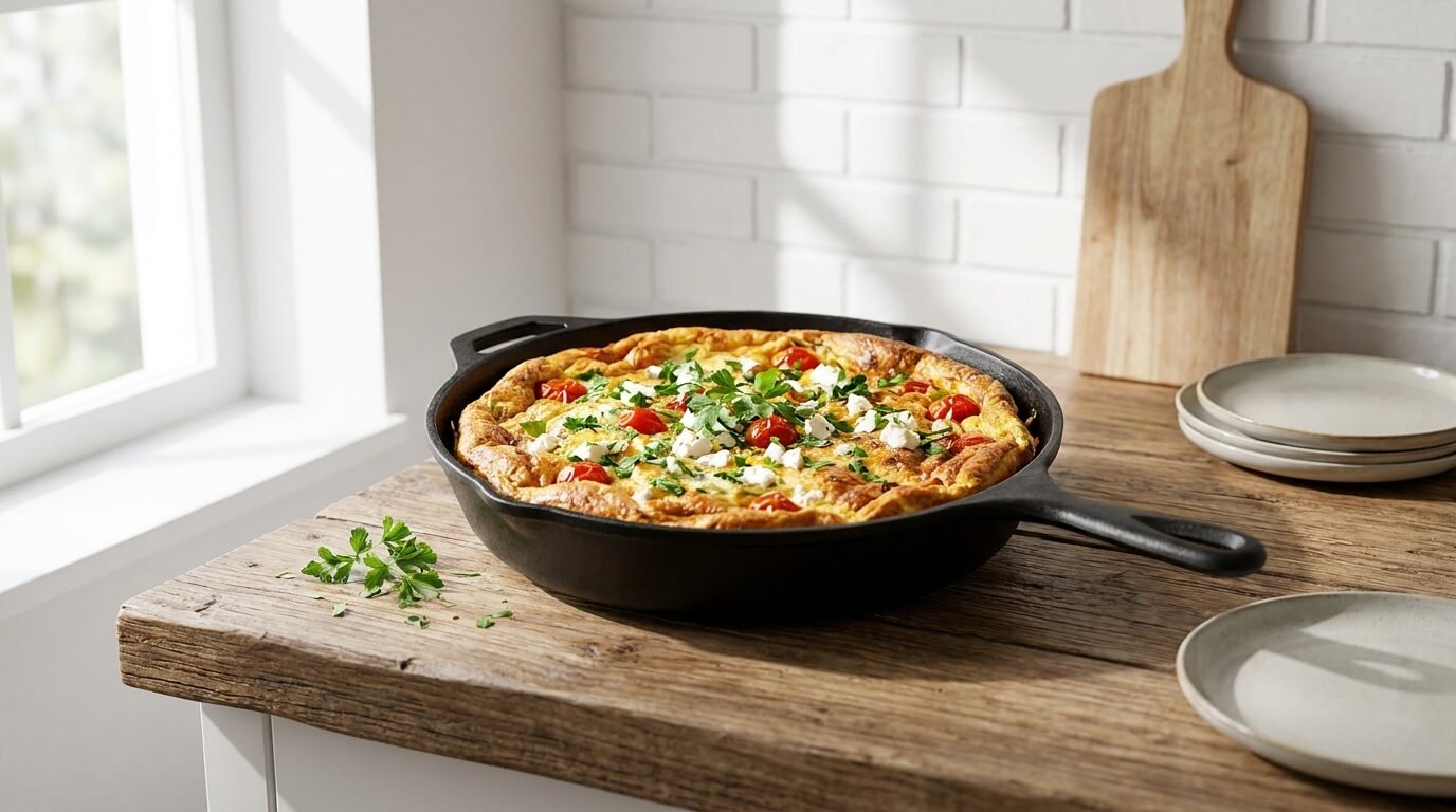 Protein-Gemüse-Frittata aus der Pfanne