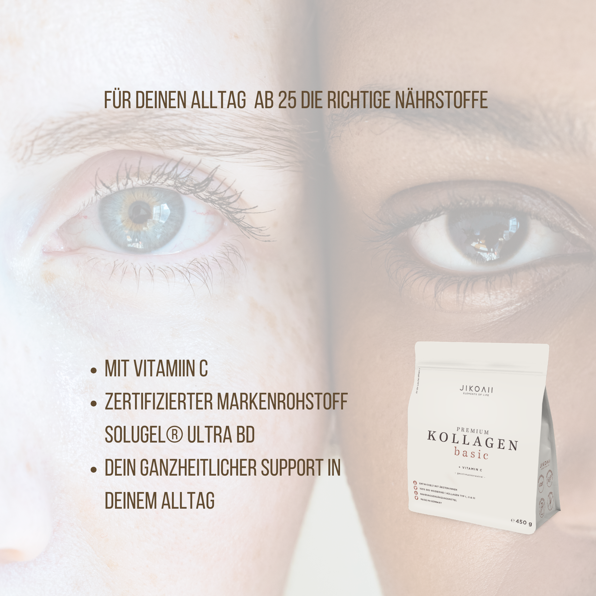 Premium Kollagenhydrolysat + Vitamin C | JIKOAII®