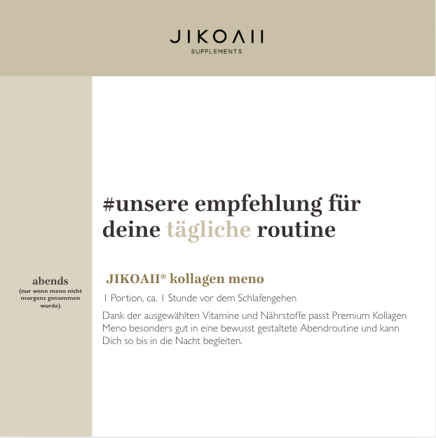 JIKOAII Premium Set - Kollagen Meno & Resveratrol & NR+