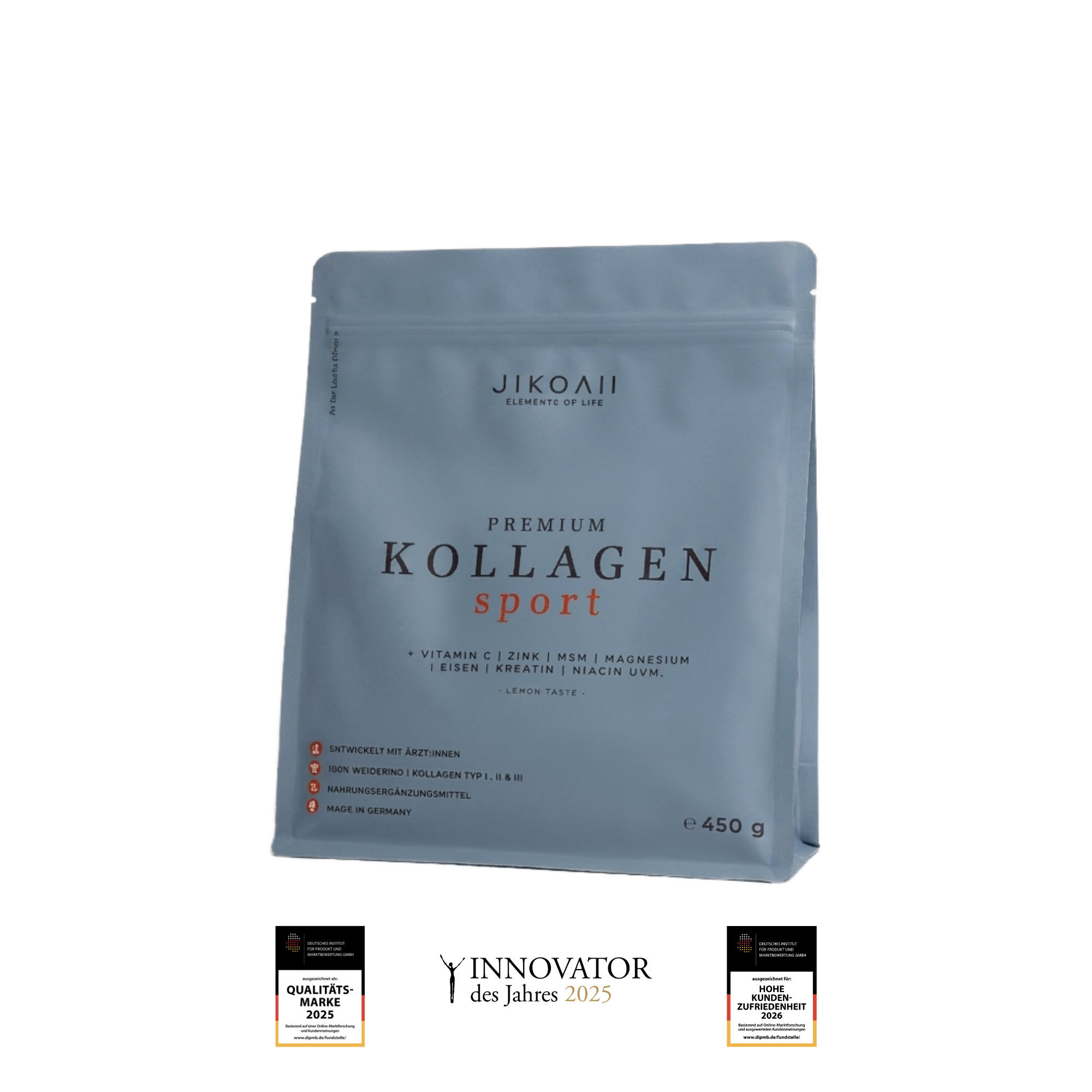 Premium Kollagen SPORT mit Kreatin | MSM | Magnesium uvm. | JIKOAII®