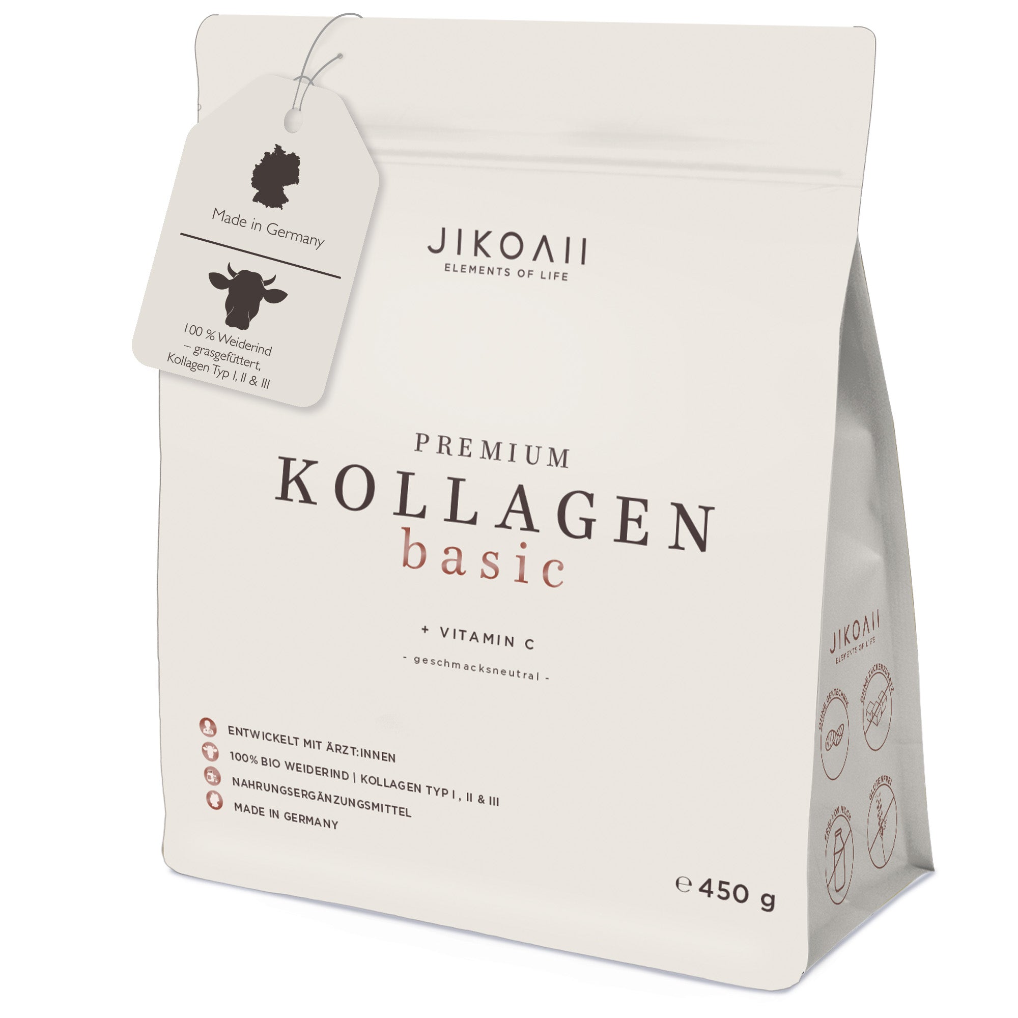 Premium Kollagen BASIC + Vitamin C - 450gramm*