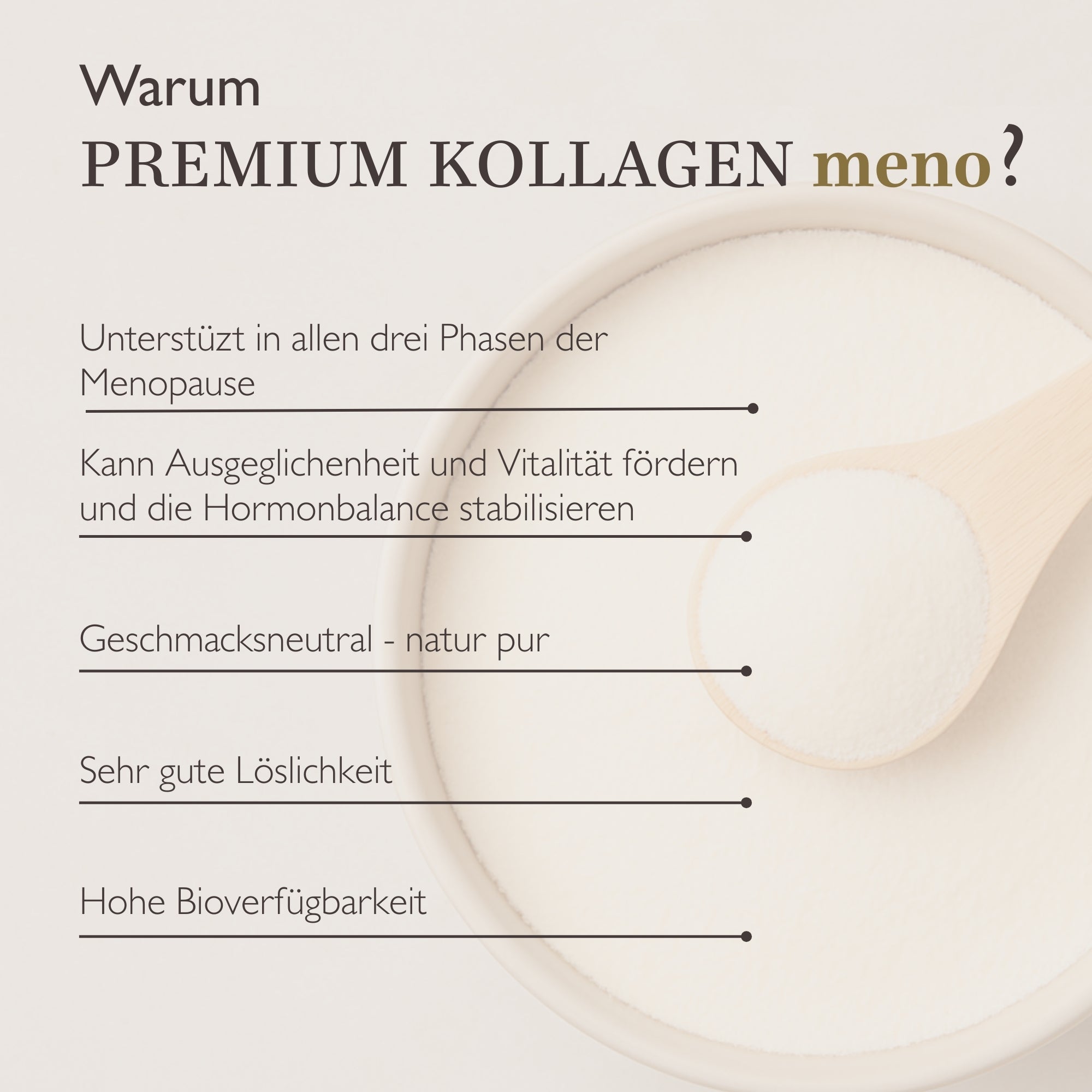 PREMIUM Kollagenhydrolysat MENO + Q10 und weiteren Vitaminen | JIKOAII®