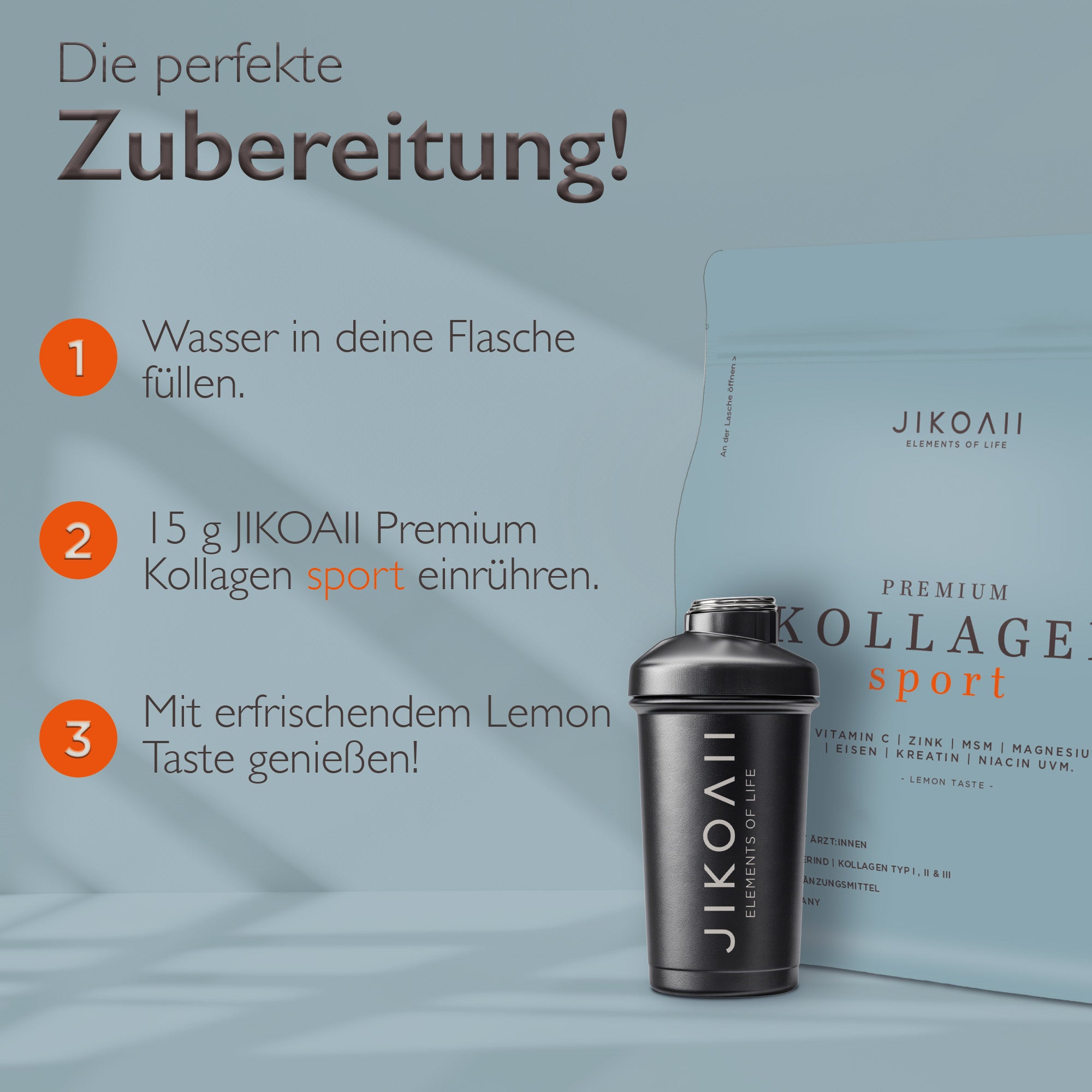 Premium Kollagen SPORT 450g - Power & Regeneration für Aktive
