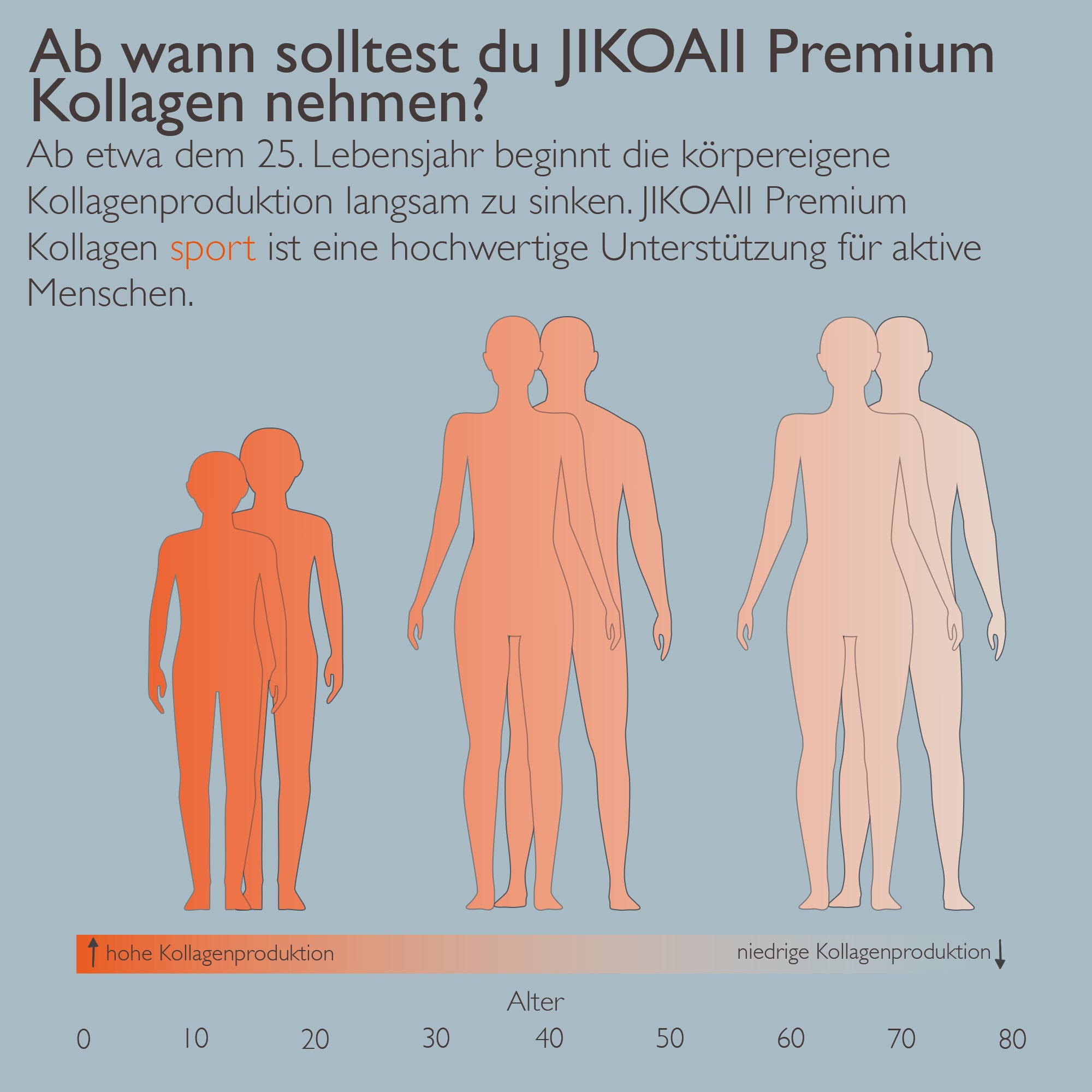 PREMIUM Kollagenhydrolysat SPORT | JIKOAII®