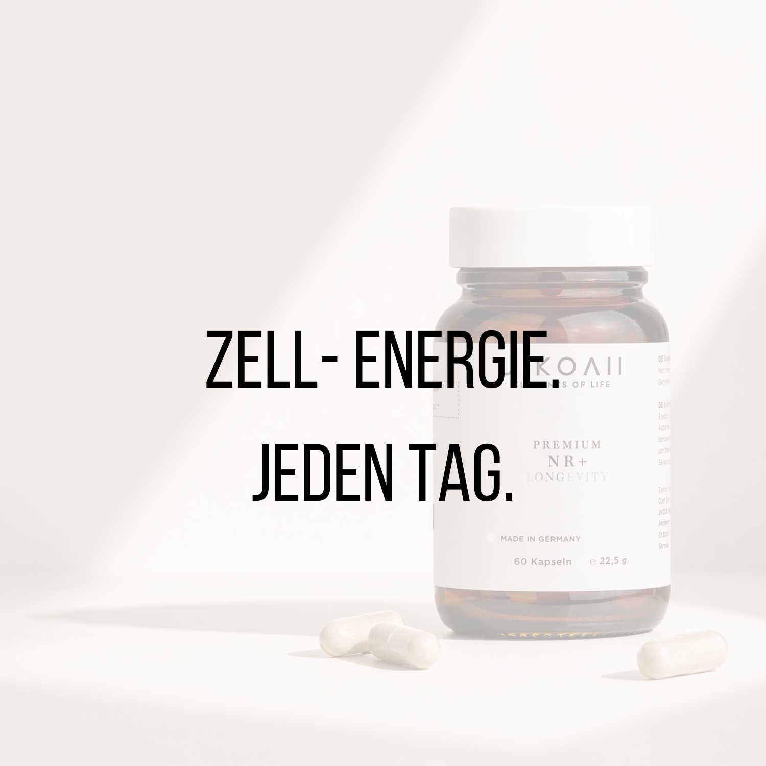 PREMIUM NR+ | Energie & Zellschutz im Alltag | NAD+ Booster