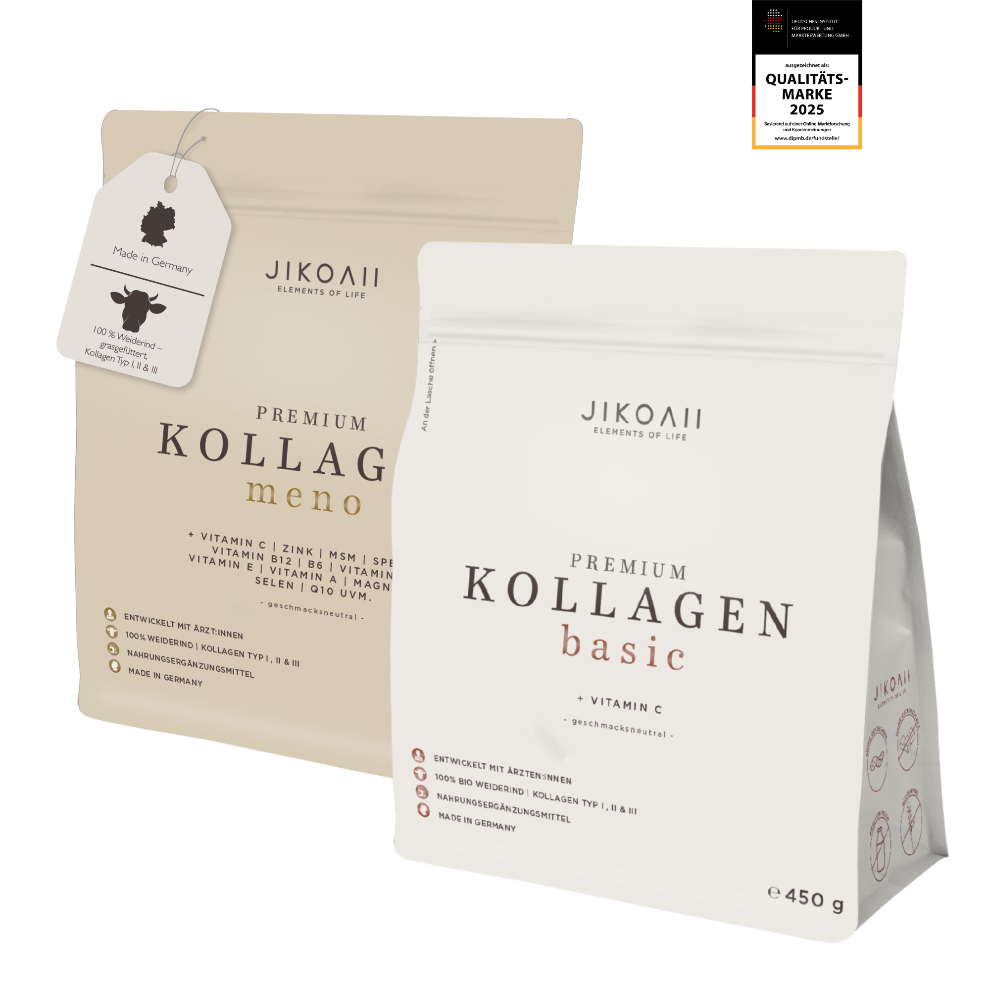 JIKOAII Premium Set - Kollagen Basic & Meno