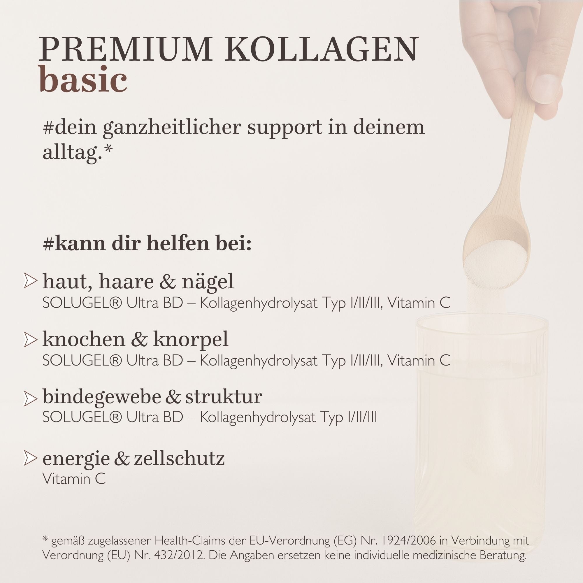 Premium Kollagenhydrolysat + Vitamin C | JIKOAII®