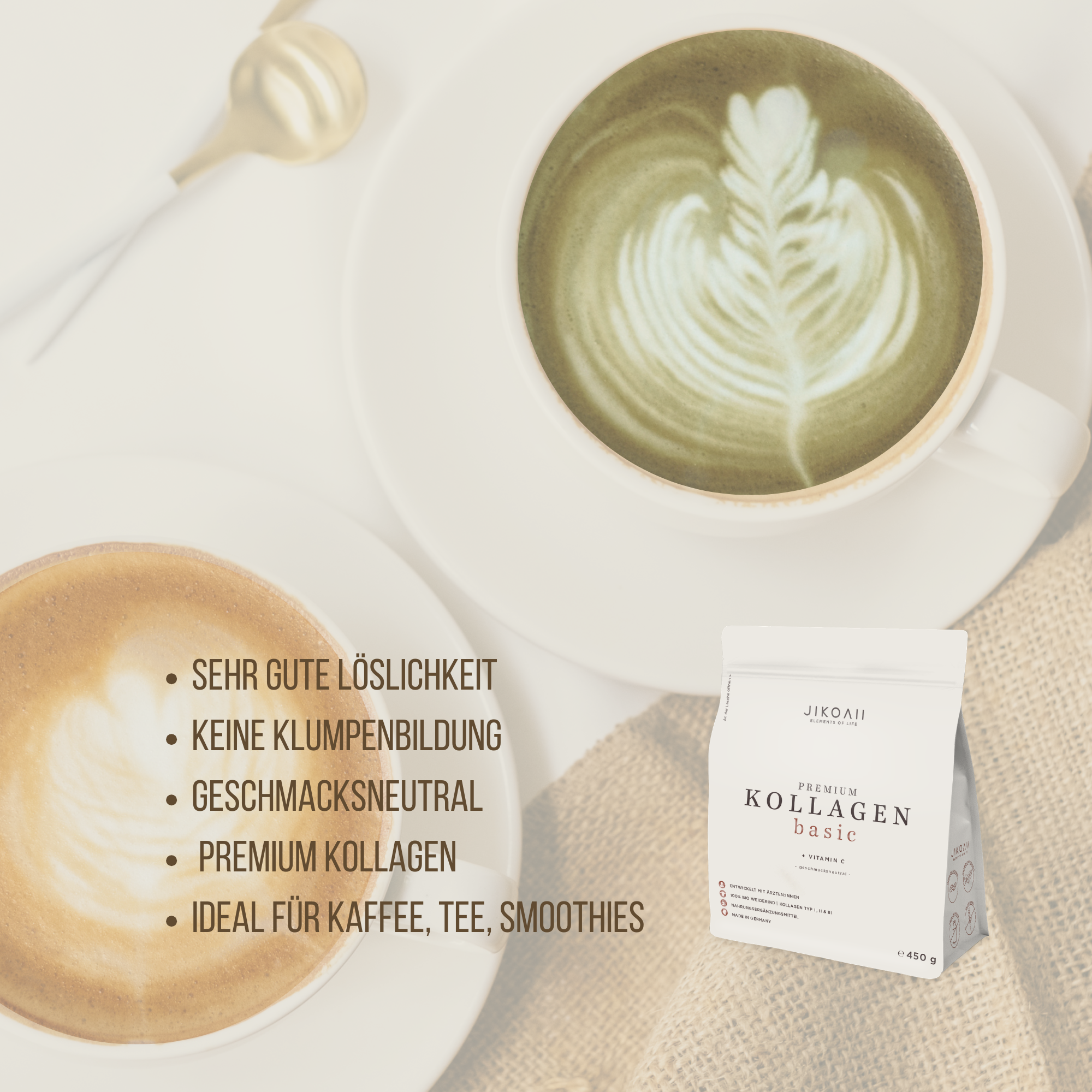 Premium Kollagenhydrolysat + Vitamin C | JIKOAII®