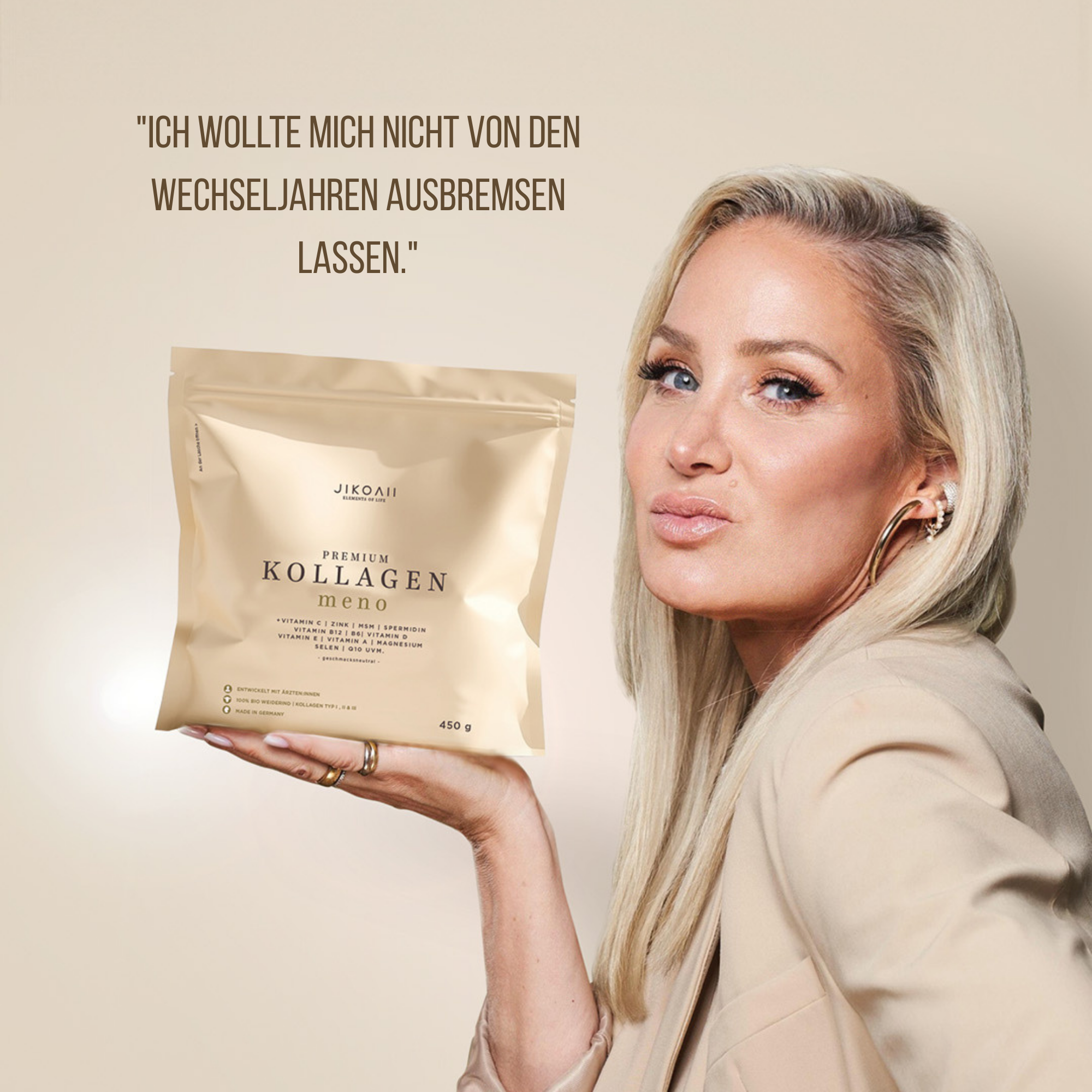 PREMIUM Kollagenhydrolysat MENO + Q10 und weiteren Vitaminen | JIKOAII®