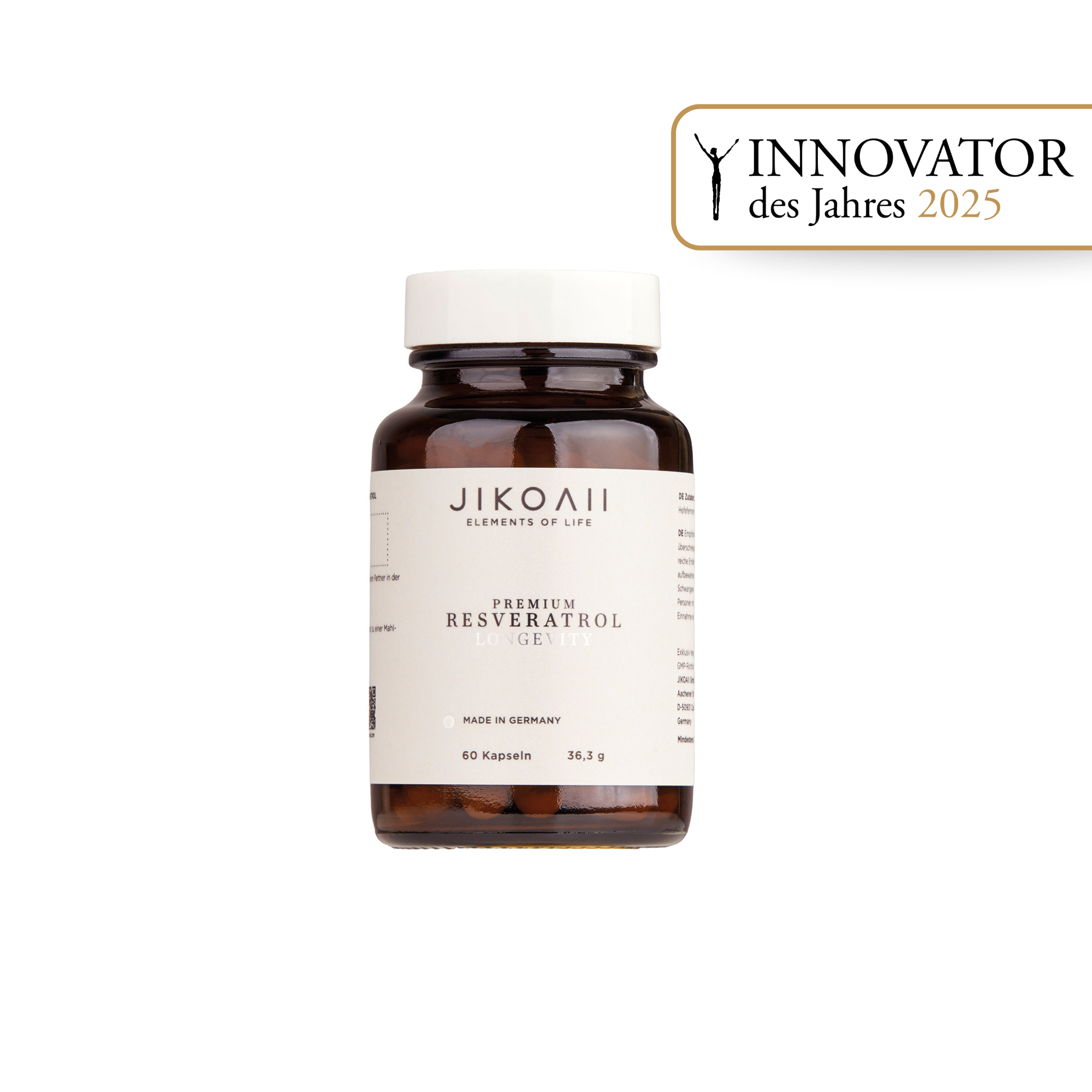 JIKOAII PREMIUM RESVERATROL - dein Premium-Antioxidans aus der Natur