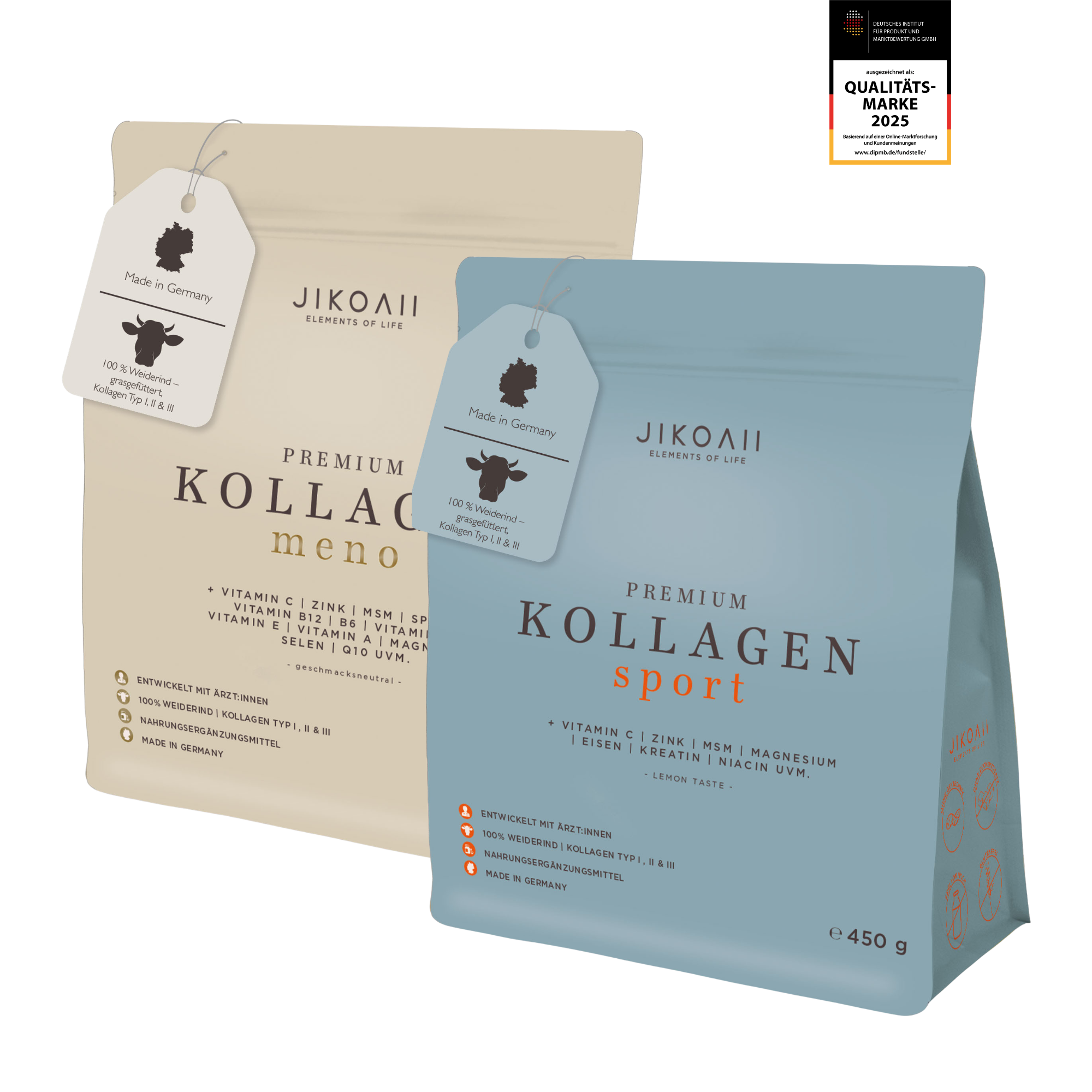 JIKOAII Premium Set - Kollagen Sport & Meno