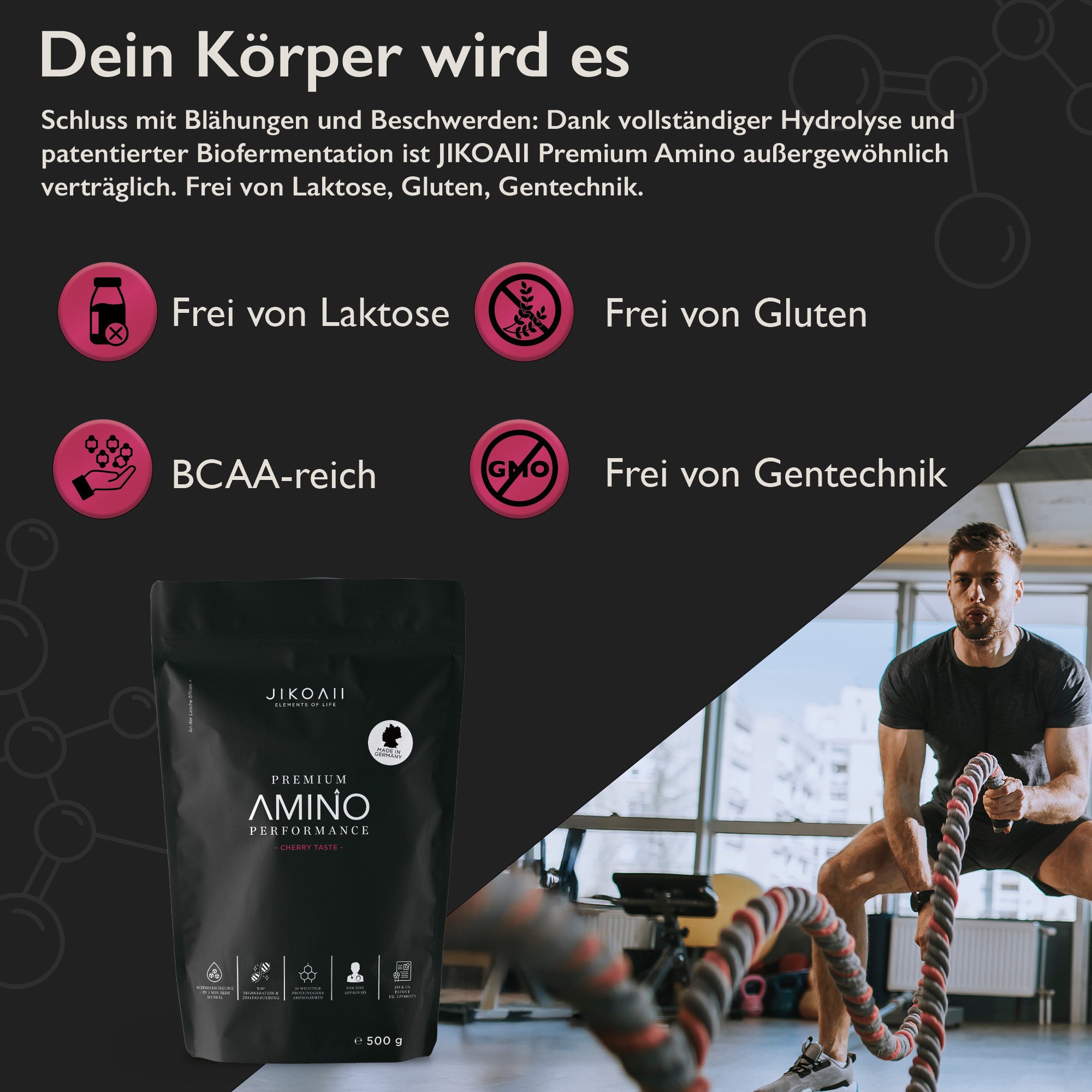 JIKOAII PREMIUM AMINO PERFORMANCE - Kirschgeschmack