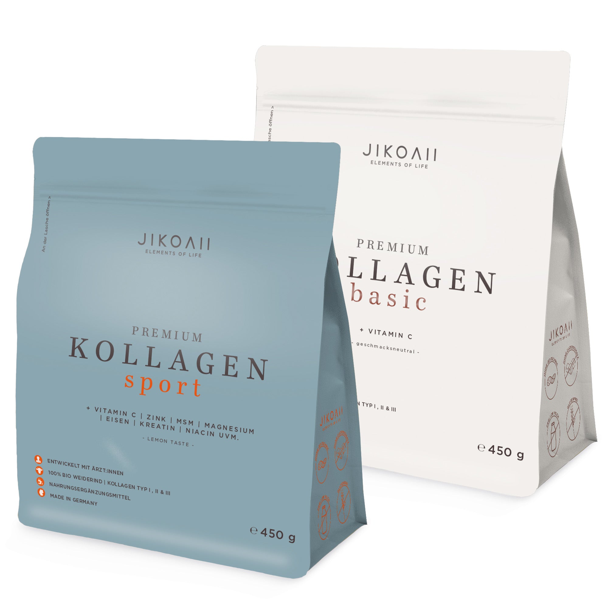 JIKOAII Premium Set - Kollagen Sport & Basic