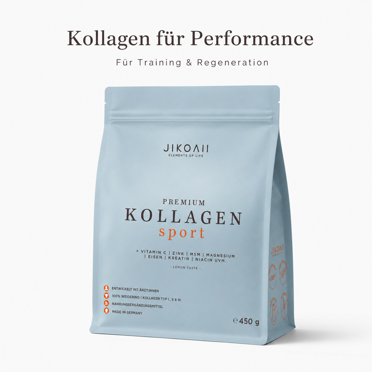 Premium Kollagen SPORT mit Kreatin | MSM | Magnesium uvm. | JIKOAII®