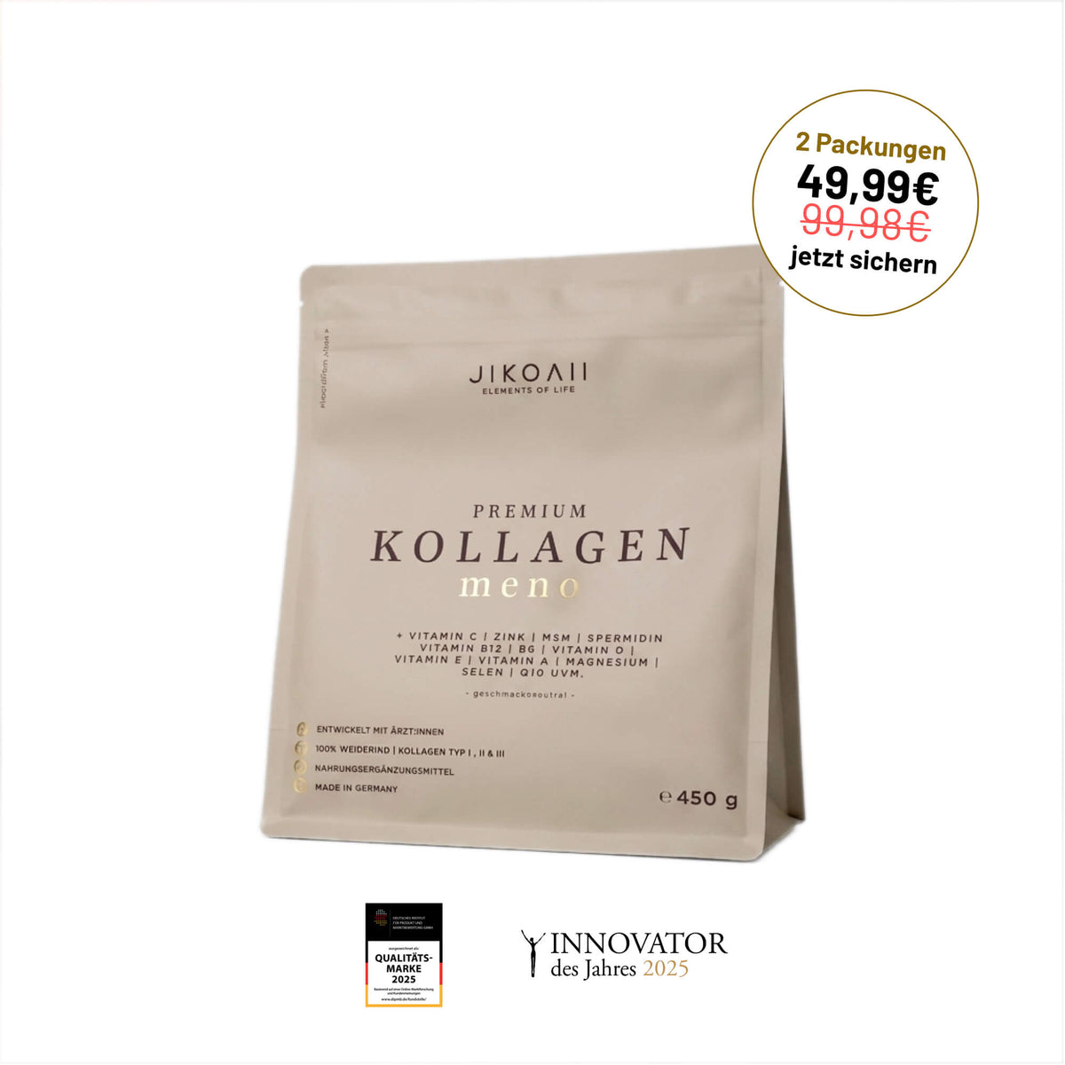 JIKOAII Premium Kollagen Meno