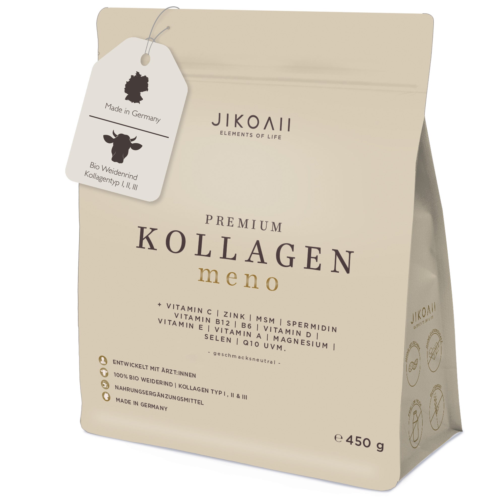 Premium Kollagen MENO 450g - Stark & schön durch die Wechseljahre