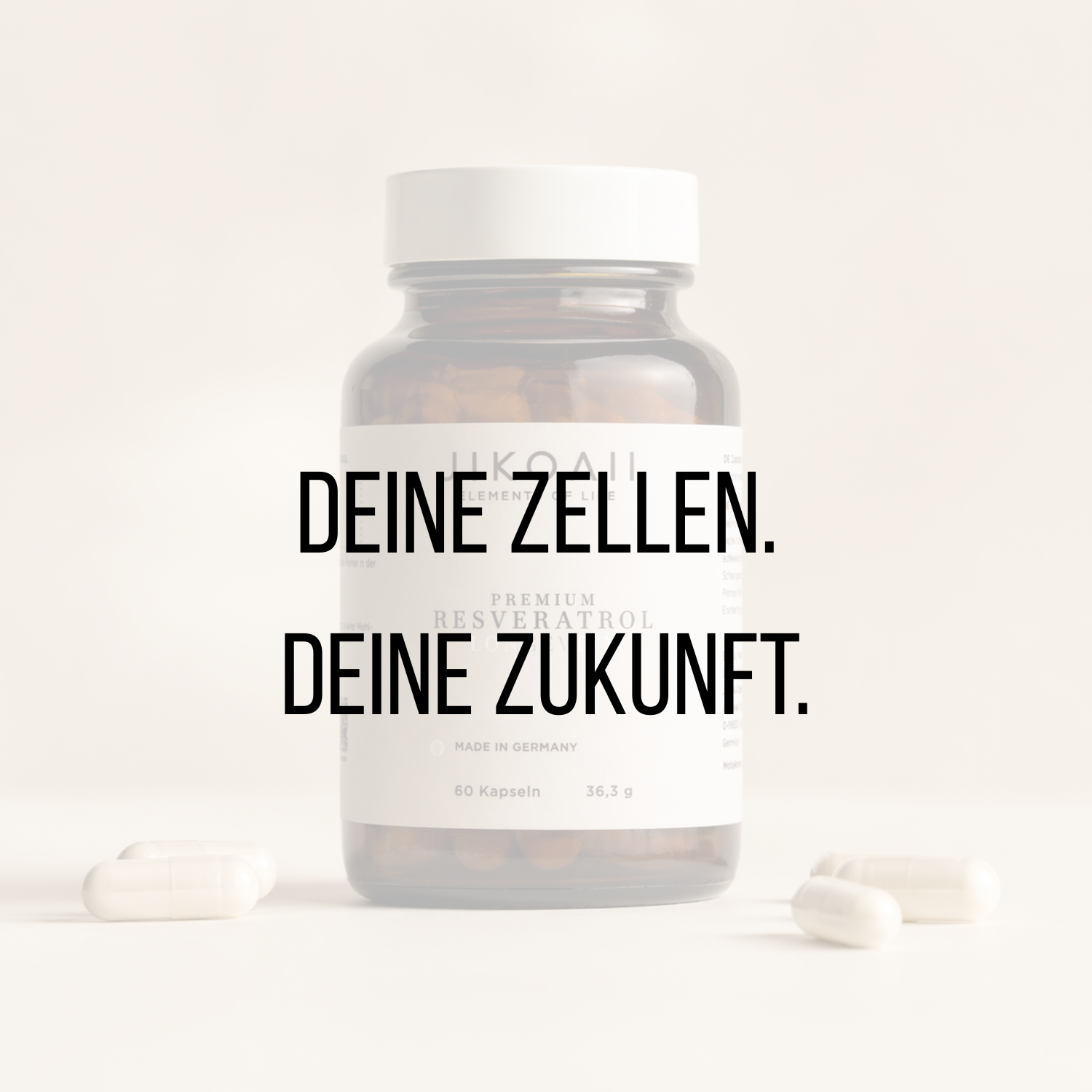 Premium Resveratrol | Anti-Aging & Zellschutz | Hochdosiert & vegan