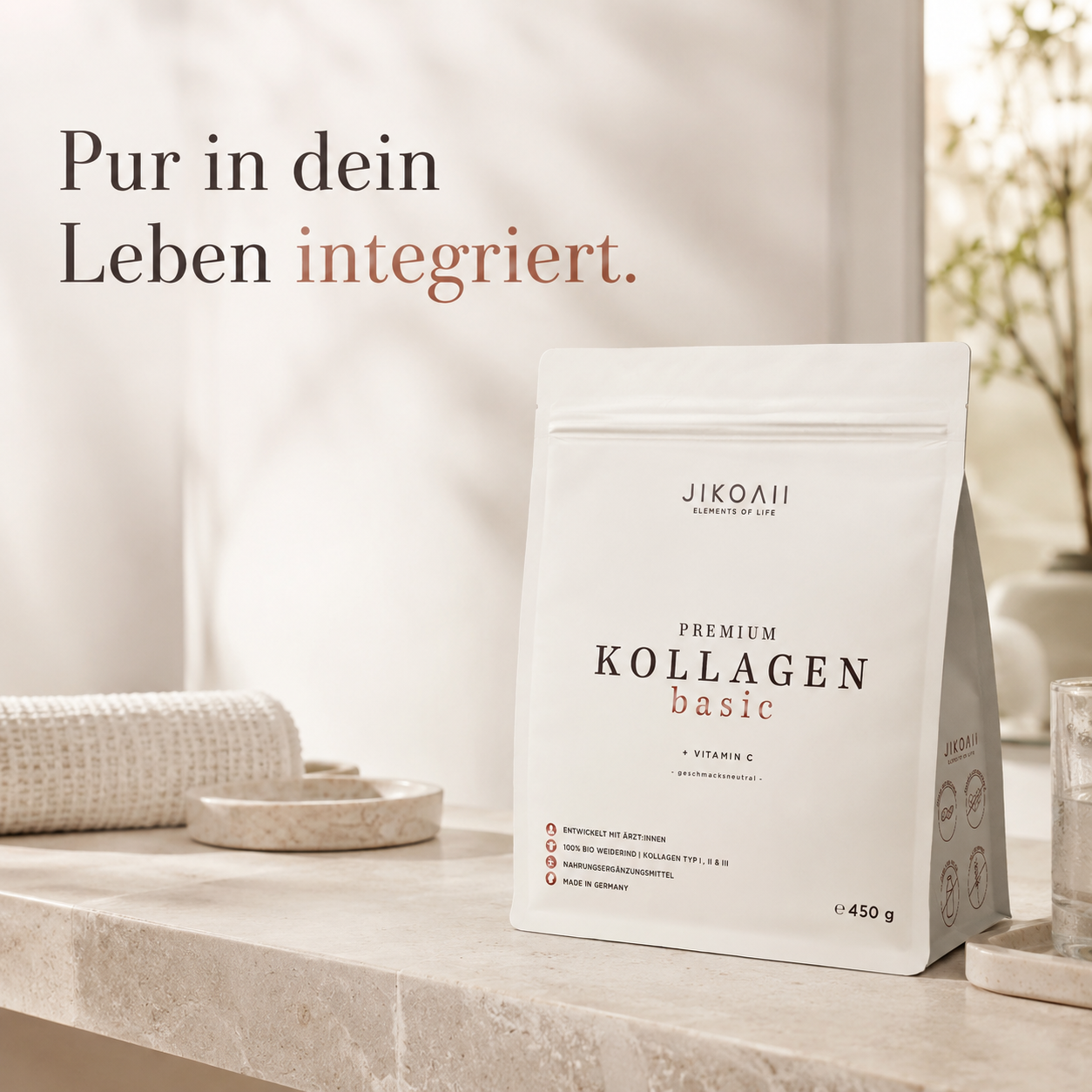 Premium Kollagen BASIC + Vitamin C | JIKOAII®