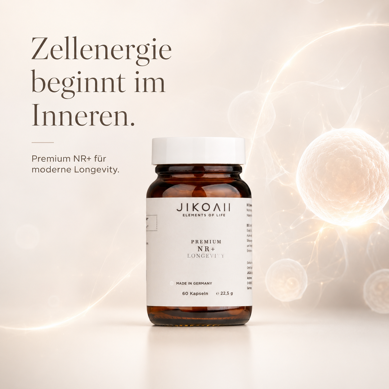 NR+ | Energie & Zellschutz im Alltag | NAD+ Booster | JIKOAII®