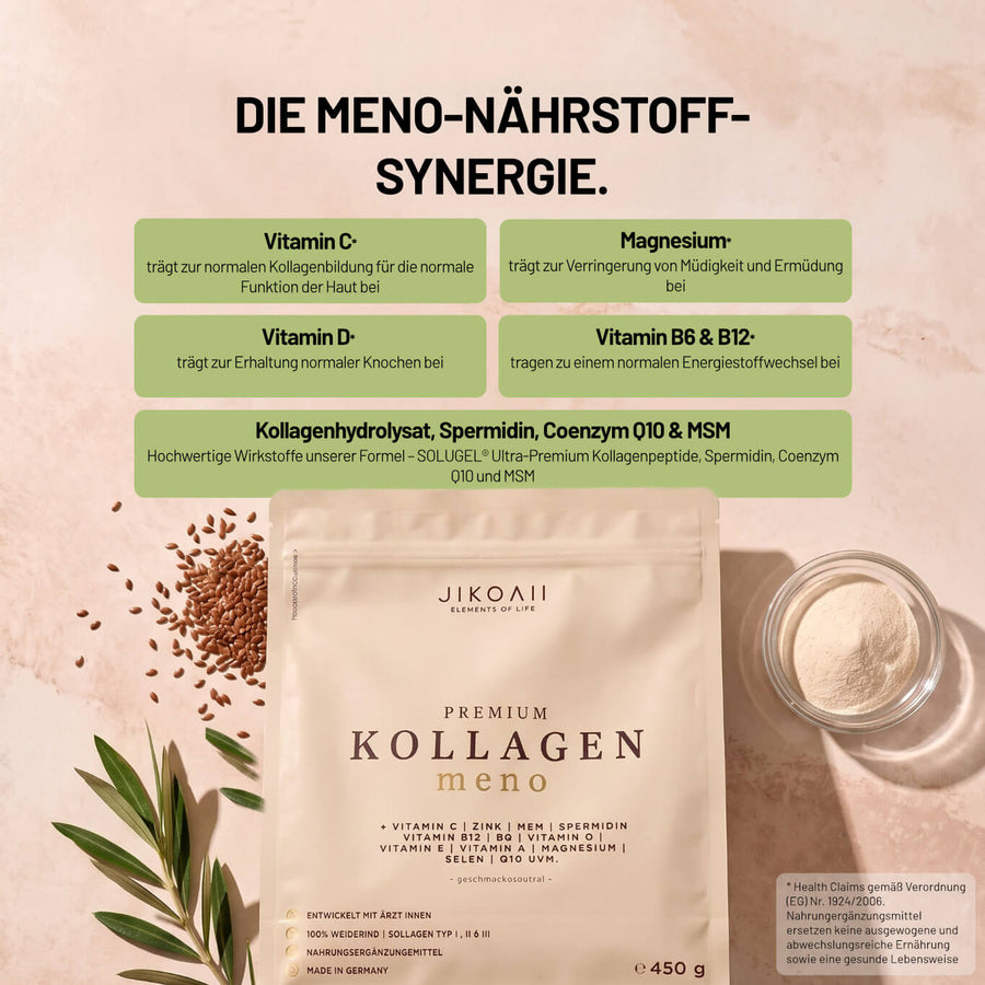 Premium Kollagen MENO, Unterstützung in den Wechseljahren